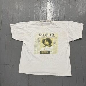Rare Vintage MACK 10 "La Ruta De Ferria " Xzibit .. Priority Records Rap Tshirt